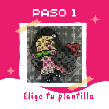 Paso 1 como crear tu primer personaje con pixel art y hama beads